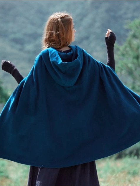 Hooded Cashmere Cape - Fully Lined — image 4 of 7